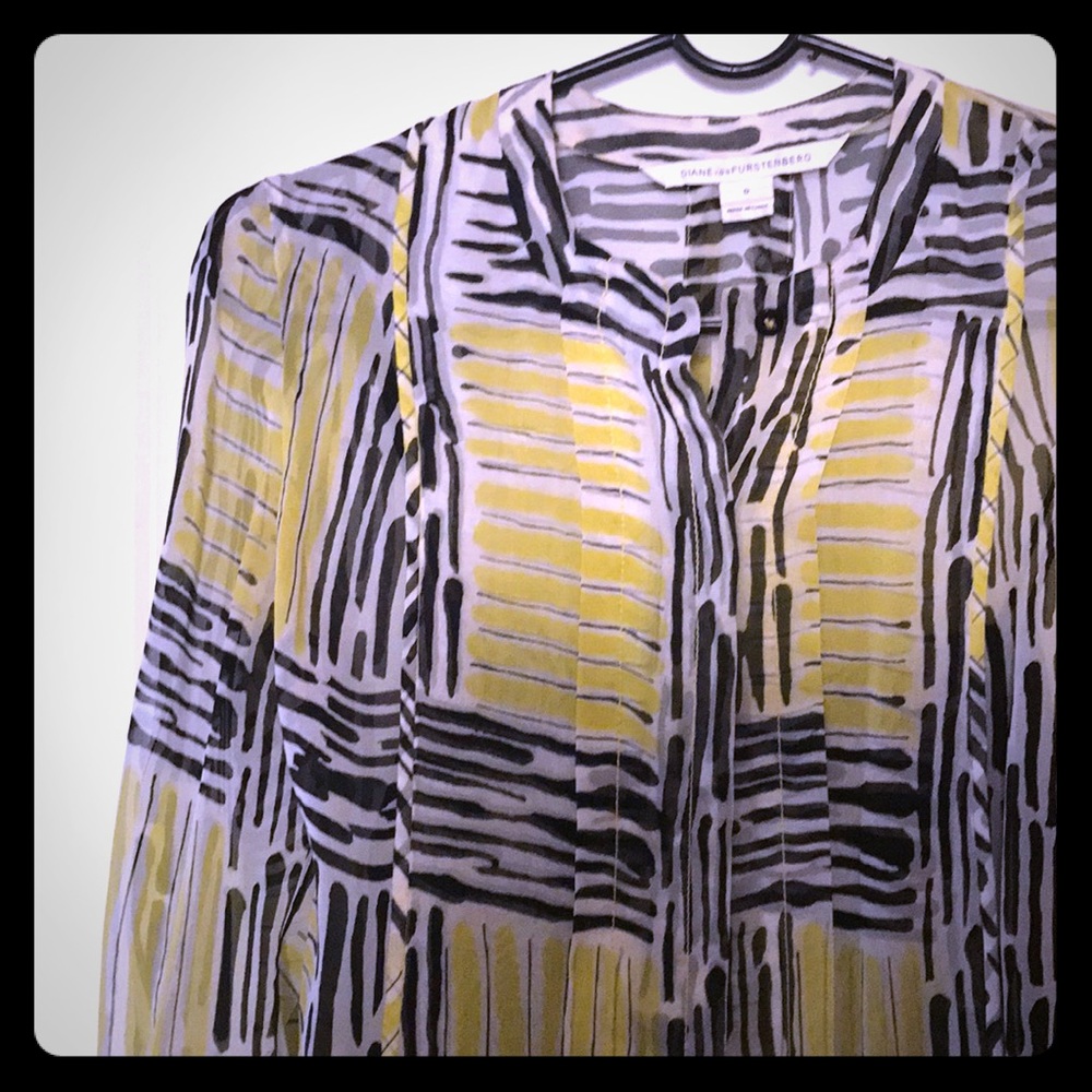 DVF silk bouse